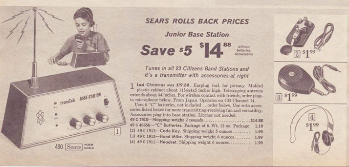 Sears Trans-Talk (Junior) Base Station